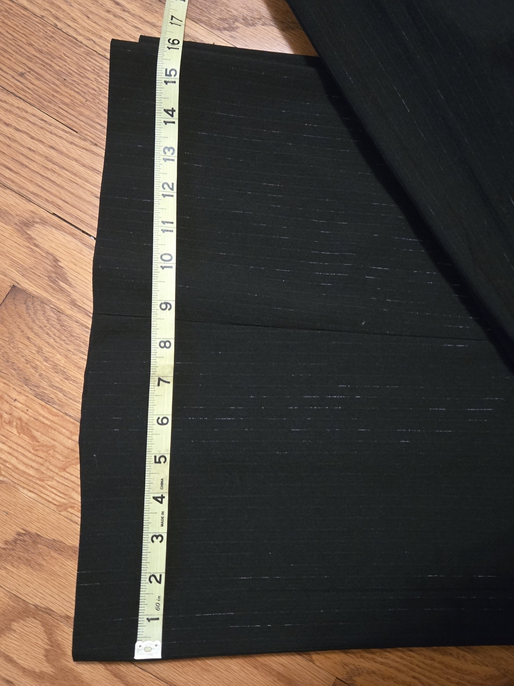 Lane Bryant Black Women's Dress Pants 26W with Subtle Shimmer Pinstripe Detail - Picture 2 of 6